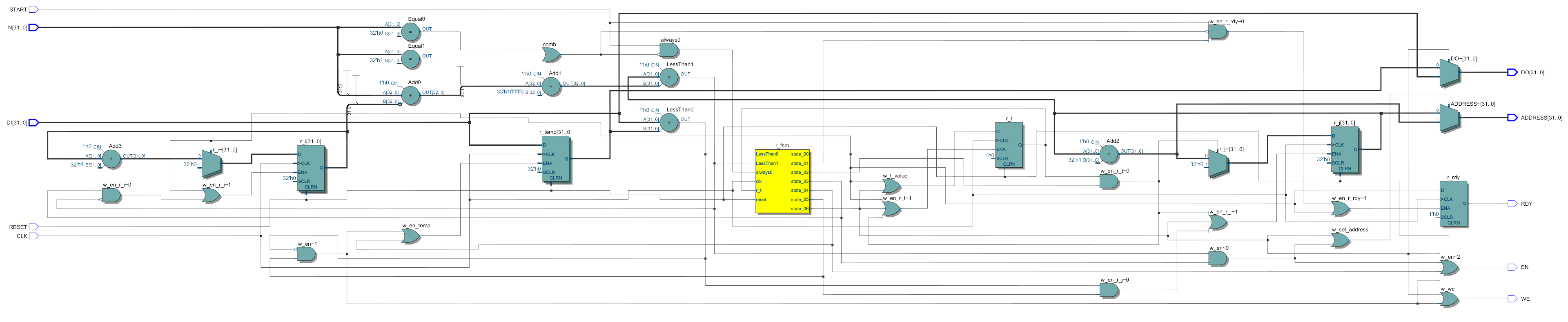 Схема модуля.